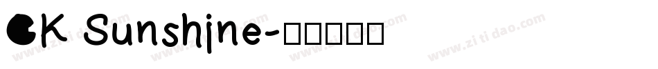 CK Sunshine字体转换